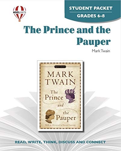 The Prince and the Pauper - Student Packet by Novel Units