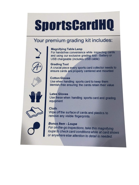 Sports Card Grading Kit - SportsCard HQ - Stevens Books
