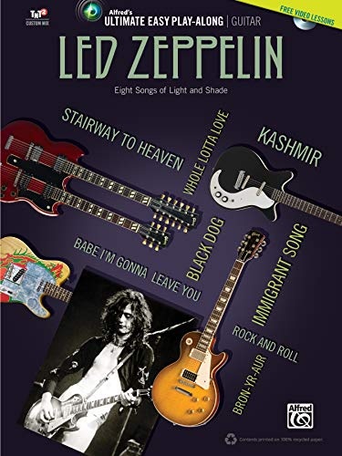 Ultimate Easy Guitar Play-Along -- Led Zeppelin: Easy Guitar TAB (Book & DVD) (Alfreds Ultimate Easy Play-along)