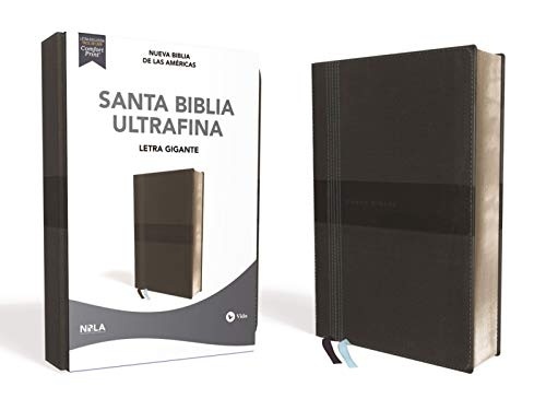Biblia Ultrafina, NBLA, Letra Gigante, Leathersoft, Negro, Letra Roja / Spanish Ultrathin Holy Bible, NBLA, GP, Leathersoft, Black, Letter Edition (Spanish Edition)