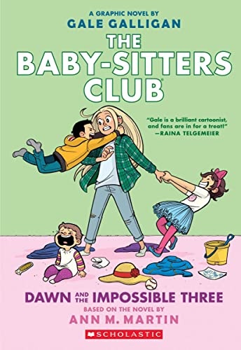 Dawn and the Impossible Three: A Graphic Novel (The Baby-sitters Club #5): Full-Color Edition (5) (The Baby-Sitters Club Graphix)