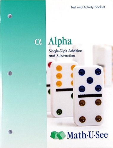 Alpha - Test and Activity Booklet (2010), Math U See