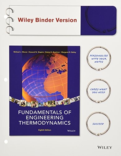 Fundamentals of Engineering Thermodynamics, Binder Ready Version