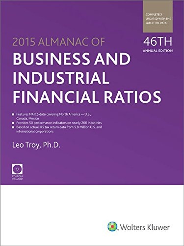 Almanac of Business & Industrial Financial Ratios (2015) (Almanac of Business and Industrial Financial Ratios)