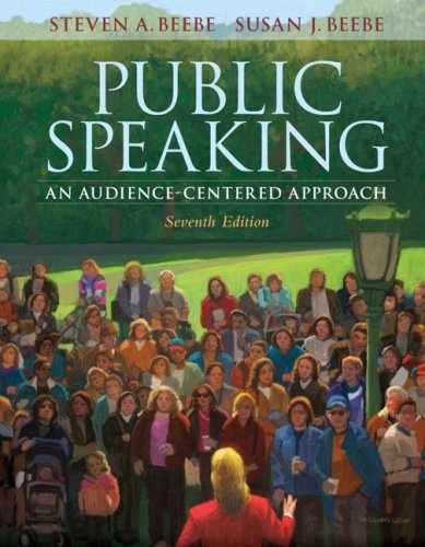 Public Speaking: An Audience-Centered Approach