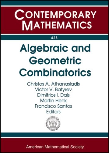 Algebraic and Geometric Combinatorics (Contemporary Mathematics)