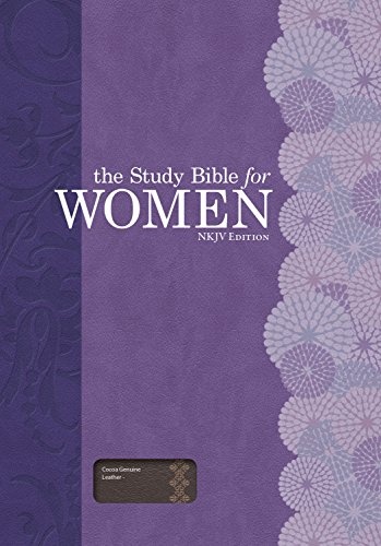 The Study Bible for Women: NKJV Edition, Cocoa Genuine Leather