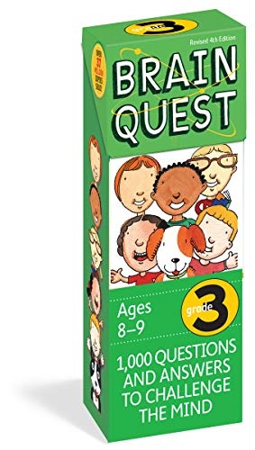 Brain Quest 3rd Grade Q&A Cards: 1000 Questions and Answers to Challenge the Mind. Curriculum-based! Teacher-approved! (Brain Quest Decks)