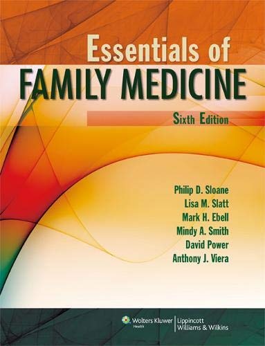 Essentials of Family Medicine (Sloane, Essentials of Family Medicine)