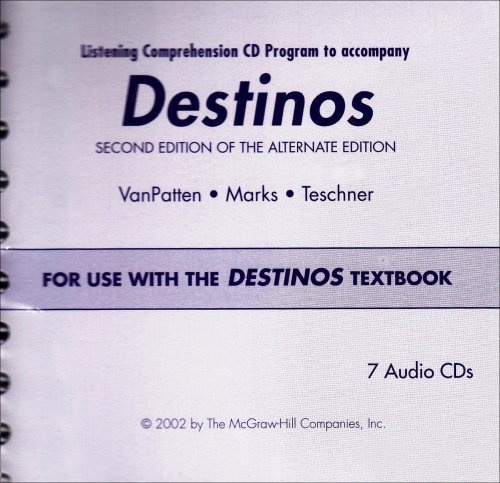 Destinos Listening Comprehension Audio CD Prepack