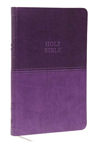 KJV, Value Thinline Bible, Leathersoft, Purple, Red Letter, Comfort Print: Holy Bible, King James Version