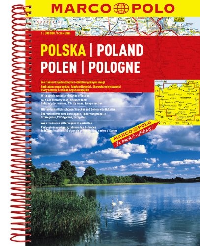 Poland Marco Polo Road Atlas: 1:300 000