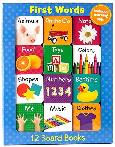 First Words (12 Book Set & Downloadable App!) (Early Learning)