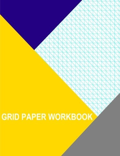 Grid Paper Workbook: .33 Inch Diagonal Right