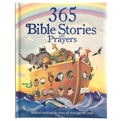 365 Bible and Prayers Padded Treasury - Gift for Easter, Christmas, Communions, Baptism, Birthdays, Ages 3-8