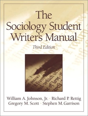 The Sociology Student Writer's Manual (3rd Edition)