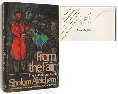 From the Fair: The Autobiography of Sholom Aleichem