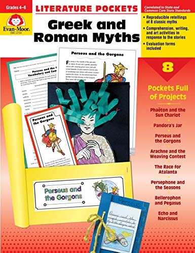 Literature Pockets, Greek & Roman Myths, Grades 4-6