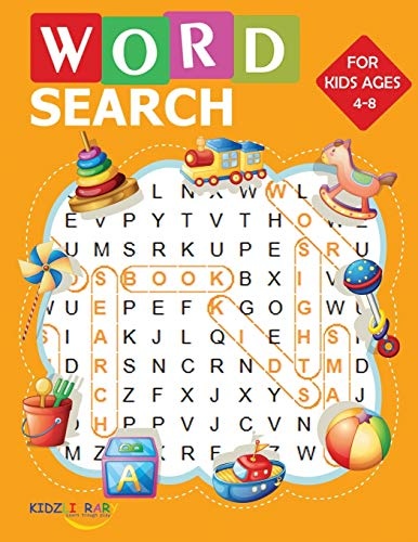 Word Search for Kids Ages 4-8: 60 Easy Large Print Word Find Puzzles for Kids (8.5"x11") with Fun Themes!