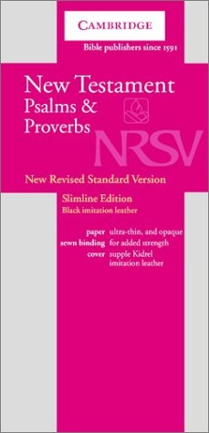 NRSV New Testament with Psalms and Proverbs Black Imitation NRNT1