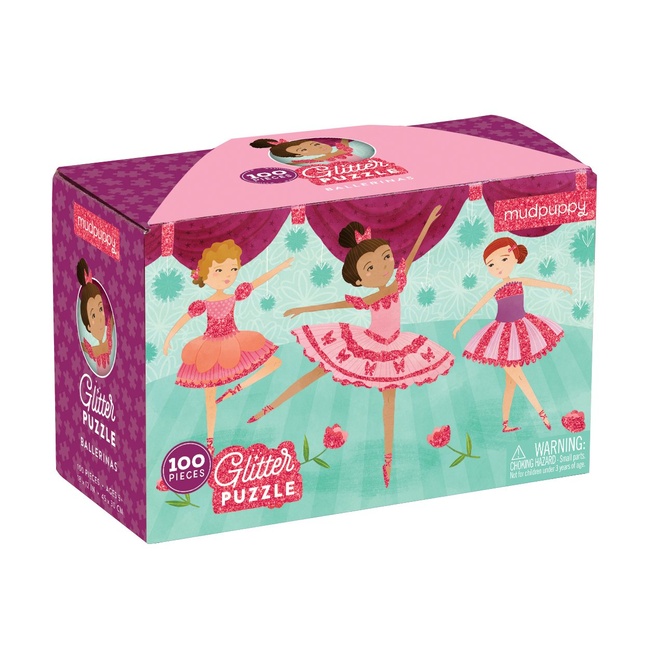 Mudpuppy Ballerina Glitter Puzzle (100 Piece)