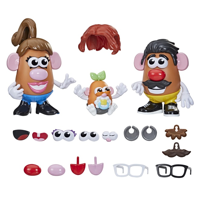 Potato Head Create Your Potato Head Family Toy for Kids Ages 2 and Up, Includes 45 Pieces to Create and Customize Potato Families
