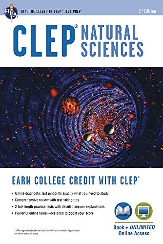 CLEPÂ® Natural Sciences Book + Online (CLEP Test Preparation)