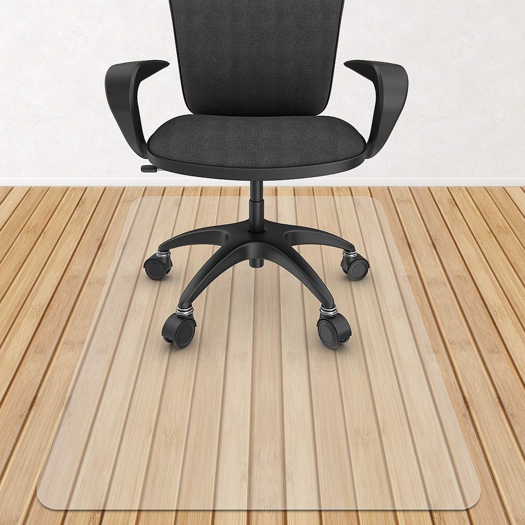 Azadx Office Chair Mat for Hardwood Floor, Clear Hard Floor Chair Mat for Easy Glide and Protection Under Desk Chair (36" x 48" Rectangle)