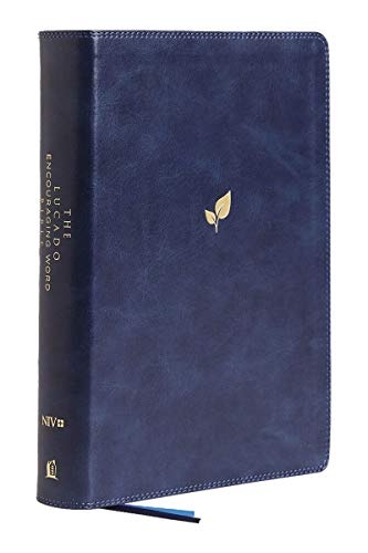 NIV, Lucado Encouraging Word Bible, Blue, Leathersoft, Thumb Indexed, Comfort Print
