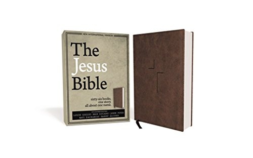 The Jesus Bible, NIV Edition, Leathersoft, Brown