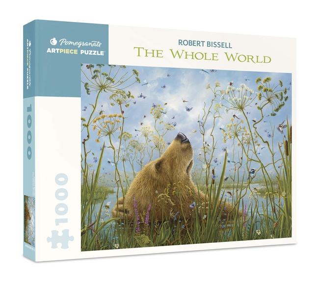 Pomegranate Robert Bissell: The Whole World 1000-Piece Jigsaw Puzzle 27" x 20"