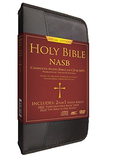 Holy Bible: 2 New American Standard Version, Audio Bibles. Complete Old and New Testament on 60 Audio CDs- Plus Complete Bible on 2 MP3 Discs- Plus ... Book" DVD all in padded case