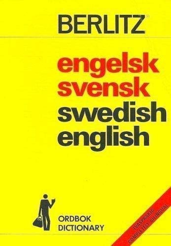 English Swedish, Swedish-English/Engelsk-Svensk, Svensk-Engelsk Ordbok Dictionary (Berlitz Pocket Dictionaries)