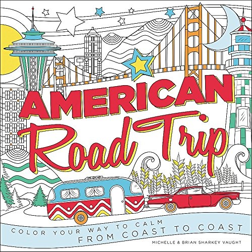 American Road Trip: Color Your Way to Calm from Coast to Coast