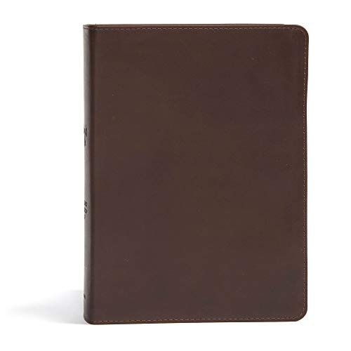 CSB She Reads Truth Bible, Brown Genuine Leather, Indexed