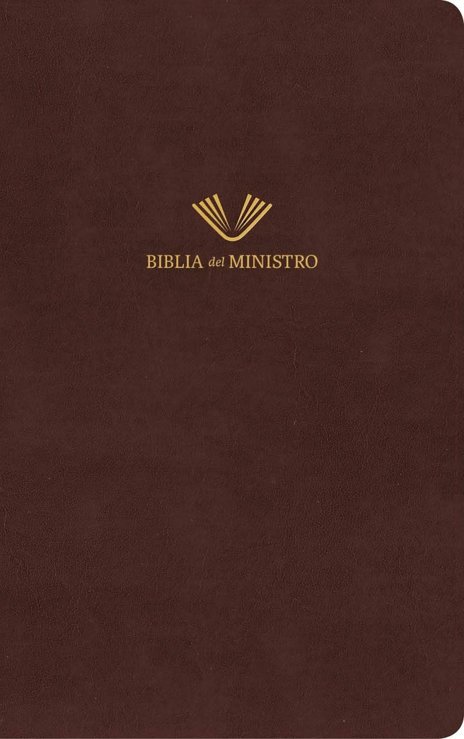 Biblia Reina Valera 1960 del Ministro. Piel fabricada, caoba / Minister's Bible RVR 1960. Bonded Leather, Brown (Spanish Edition)