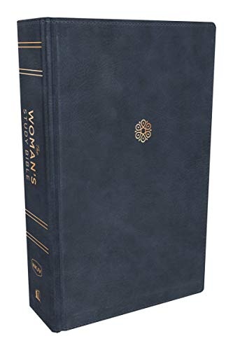 The NKJV, Woman's Study Bible, Leathersoft, Blue, Red Letter, Full-Color Edition: Receiving God's Truth for Balance, Hope, and Transformation