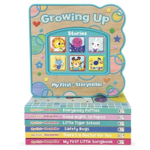 My First Library Storyteller - Interactive Electronic Book and Music Player Set: Growing Up Stories For Your Baby & Toddler, Ages 1-4 (My First ... Music and Read-Along Player with Books)
