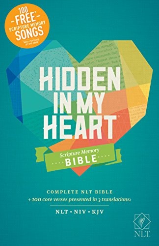 Hidden in My Heart Scripture Memory Bible NLT (Hardcover)