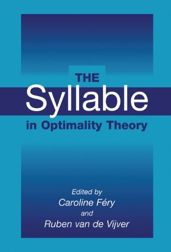 The Syllable In Optimality Theory