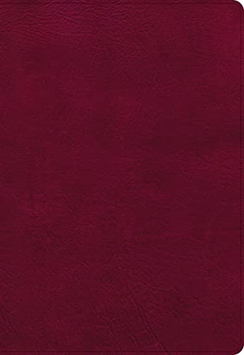 NASB Super Giant Print Reference Bible, Burgundy LeatherTouch