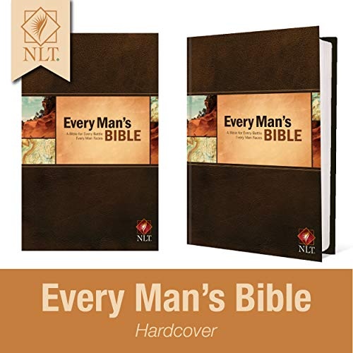 Every Man's Bible: New Living Translation (Hardcover, Every Manâs Series) â Study Bible for Men with Study Notes, Book Introductions, and 44 Charts