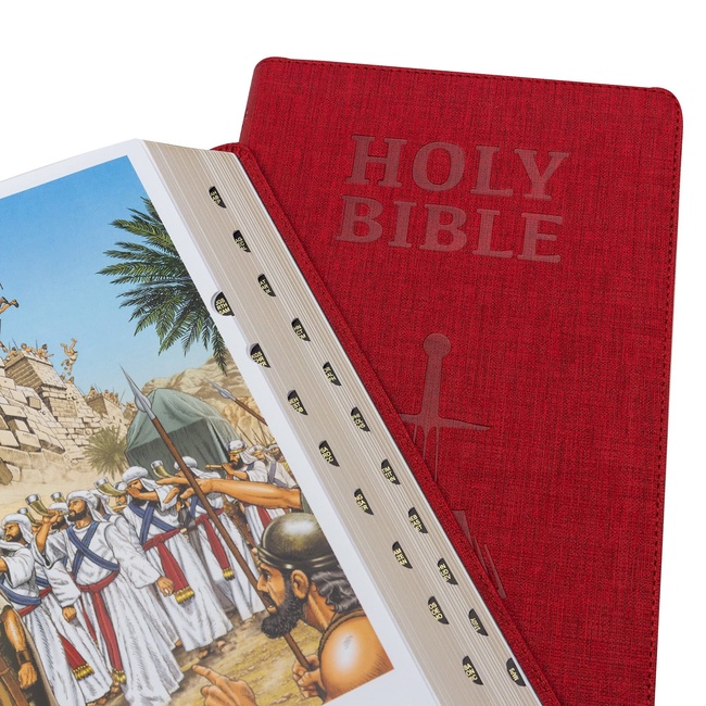 Holy Bible: Nasb Children's Edition, Sunset Red