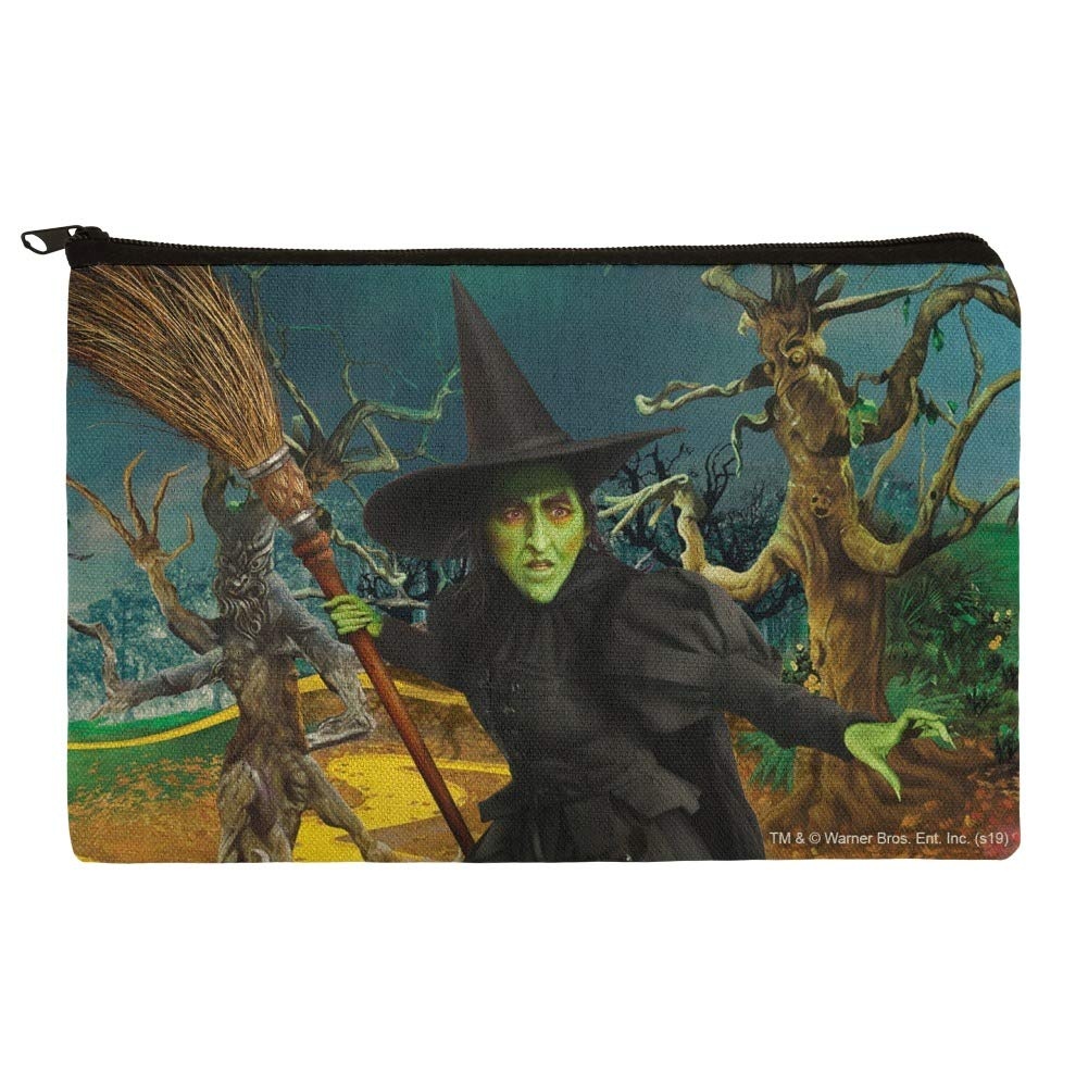 Wizard of Oz Wicked Witch Character Pencil Pen Organizer Zipper Pouch Case