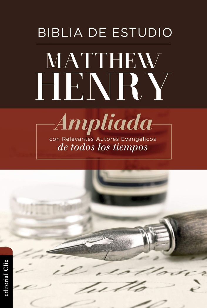 RVR Biblia de Estudio Matthew Henry, Tapa Dura (Spanish Edition)
