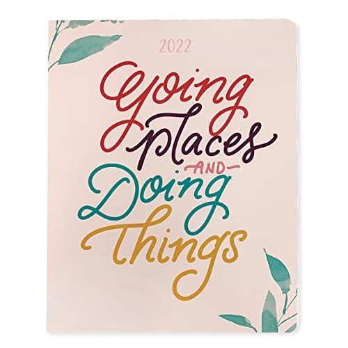 Graphique Designer Planners - 18-Month Dated Calendar - Going Places & Doing Things - Half Monthly Grids & Half Note Pages Personal Planner - for School, Work, or Home - Jul 2021-Dec 2022 (8" x 10")