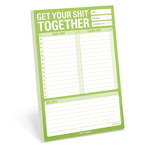 Knock Knock Get Your Shit Together Note Pad