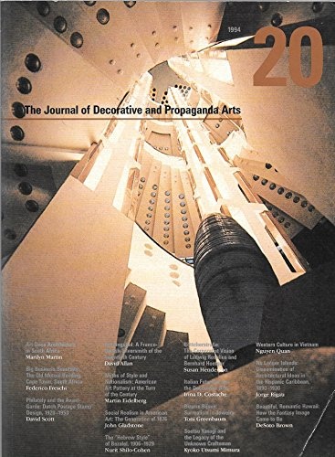 The Journal of Decorative and Propaganda Arts, No. 20