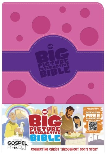 The Big Picture Interactive Bible for Kids, Purple/Pink Polka Dot LeatherTouch: Connecting Christ Throughout God's Story (The Big Picture Interactive / The Gospel Project)
