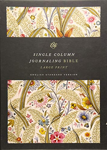 ESV Single Column Journaling Bible, Large Print (Summer Garden)